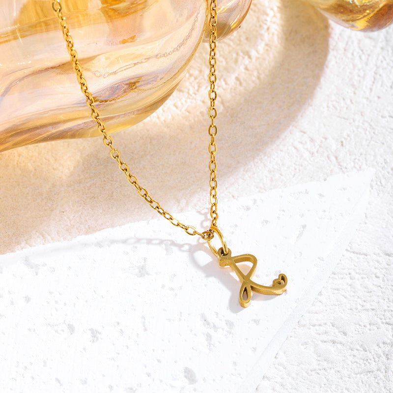 Delicate Letter Necklace for Timeless Minimalist Elegance