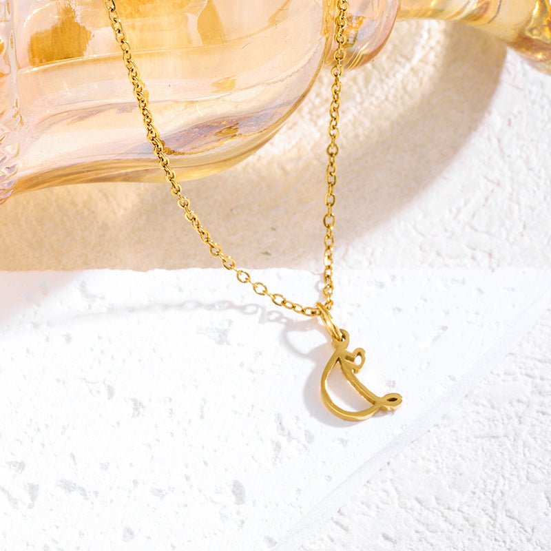 Delicate Letter Necklace for Timeless Minimalist Elegance