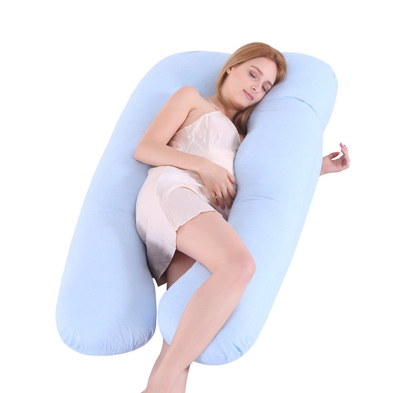 Cooling U-Shaped Maternity Pillow for Summer Sleep Comfort