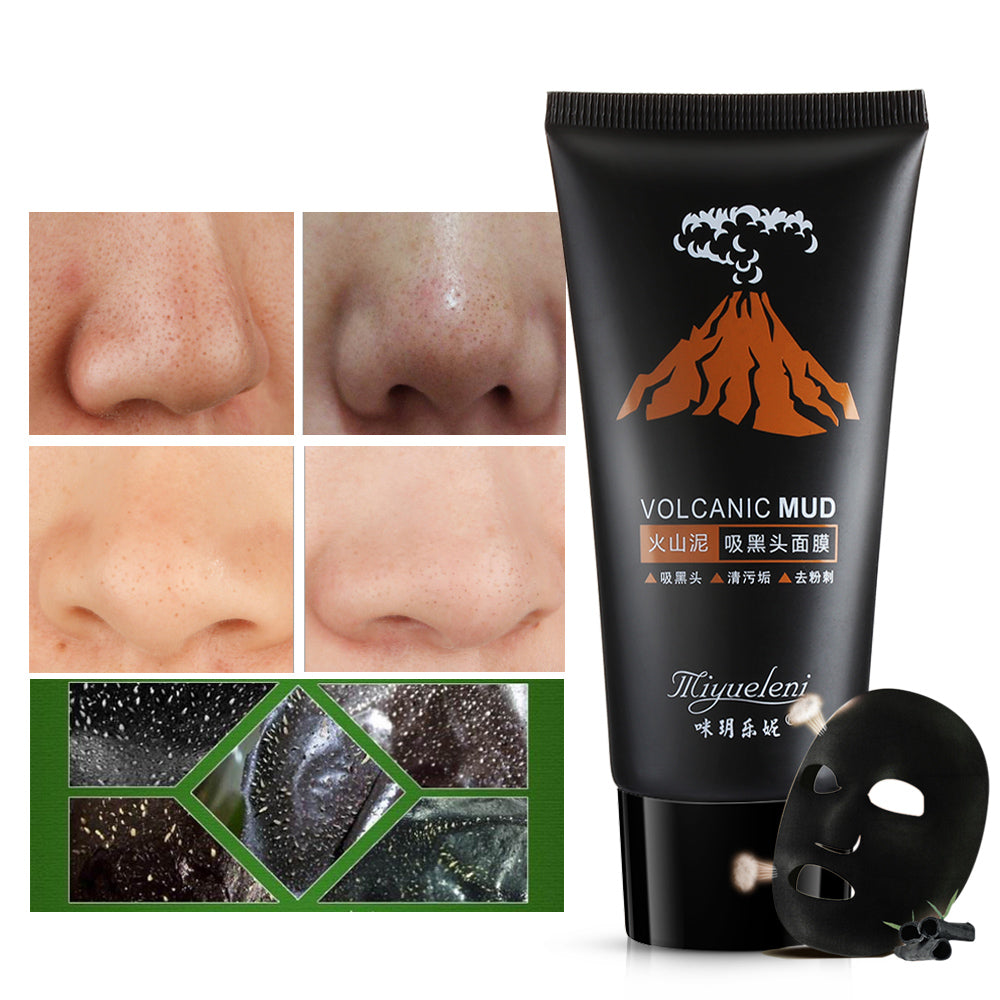 Volcanic Mud Blackhead Mask for Deep Pore Cleansing