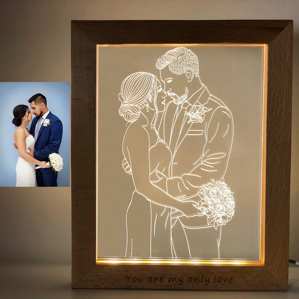 Creative Custom Photo Night Light – Warm, Soft & Meaningful