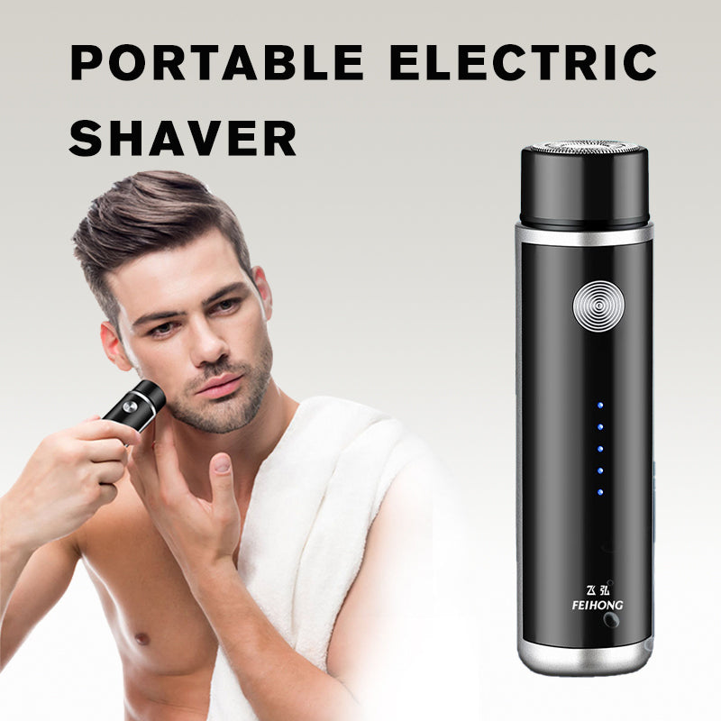 Portable Mini Electric Shaver for Quick, Clean Grooming Anywhere