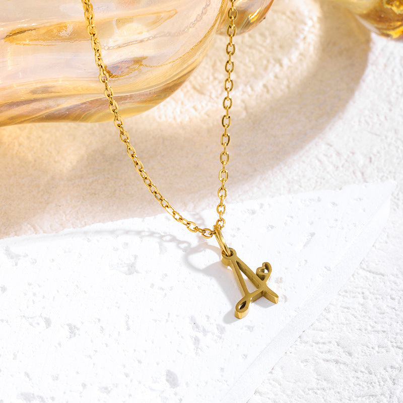 Delicate Letter Necklace for Timeless Minimalist Elegance