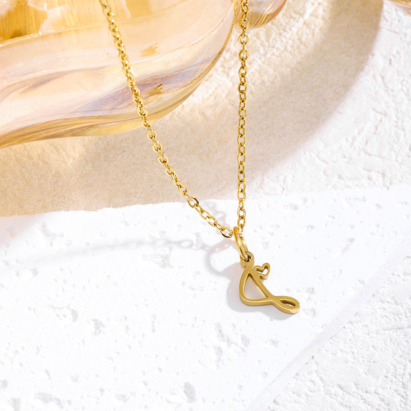 Delicate Letter Necklace for Timeless Minimalist Elegance