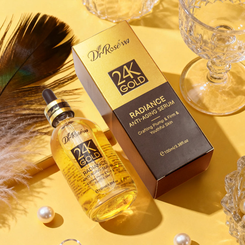 Luxury 24K Gold Face Serum for Radiant & Youthful Skin