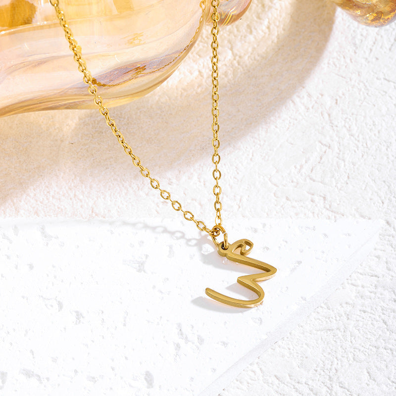 Delicate Letter Necklace for Timeless Minimalist Elegance