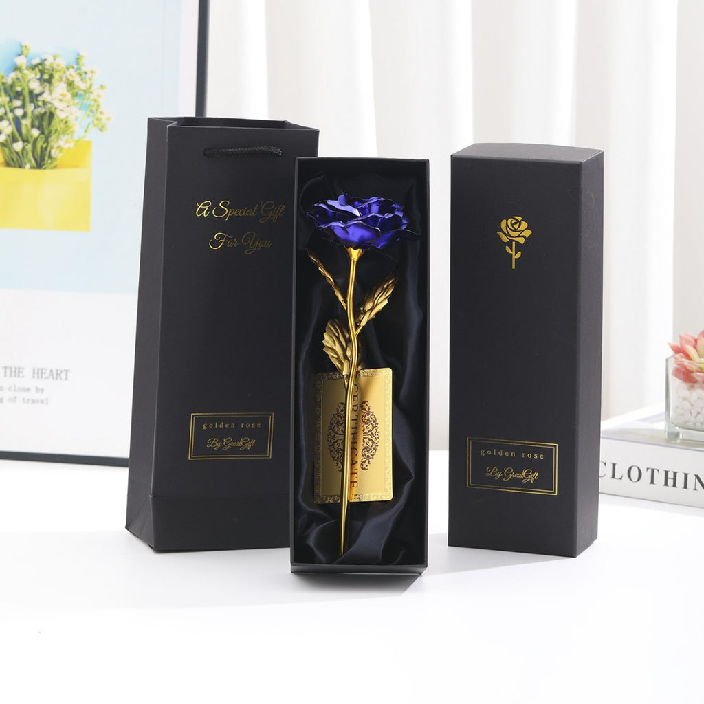 Luxury Gold Dipped Rose – Perfect Holiday Surprise