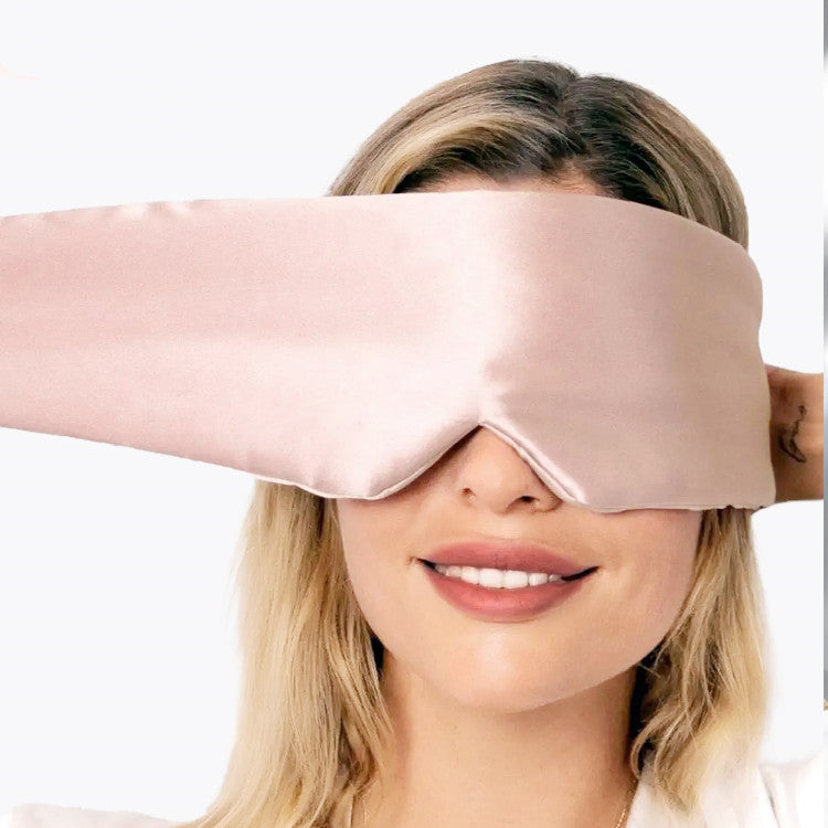 Luxury Blackout Silk Sleep Mask – Deep Rest