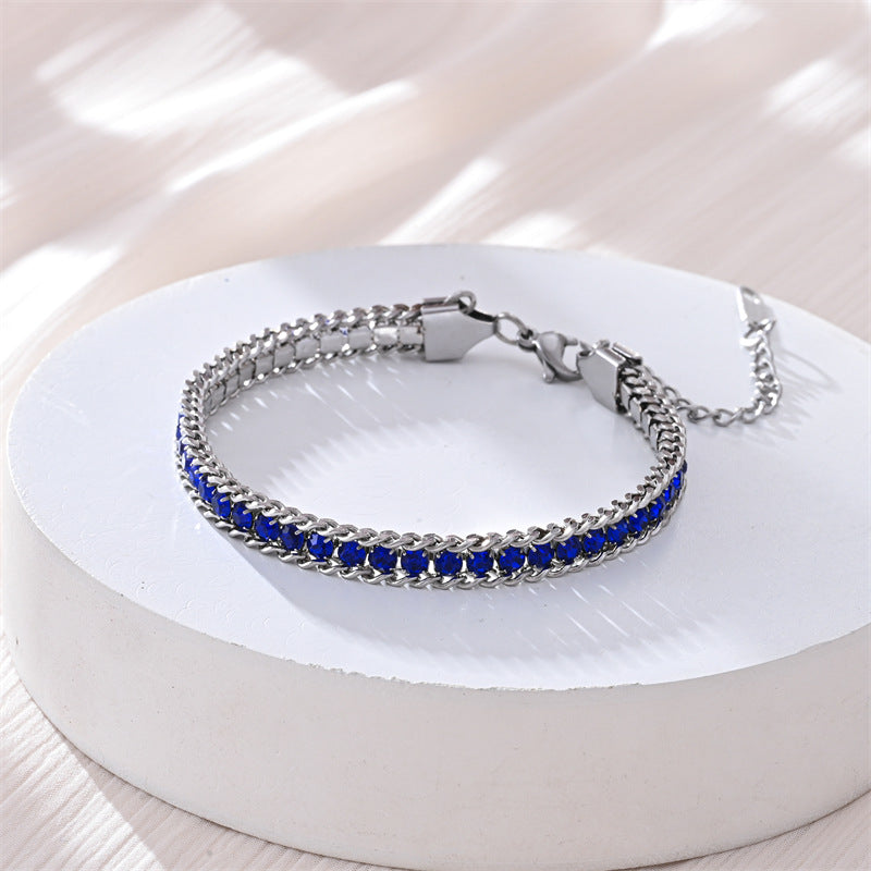 Sparkling Light-Luxury Diamond Bracelet with Effortless Elegance