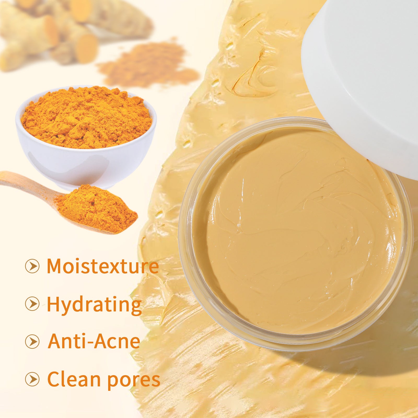 Turmeric Mud Cleansing Mask for Bright, Smooth & Healthy Skin