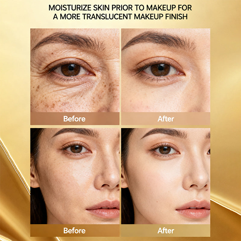 سيروم الذهب عيار 24 قيراطًا لتعزيز الإشراق ومكافحة علامات التقدم في السن