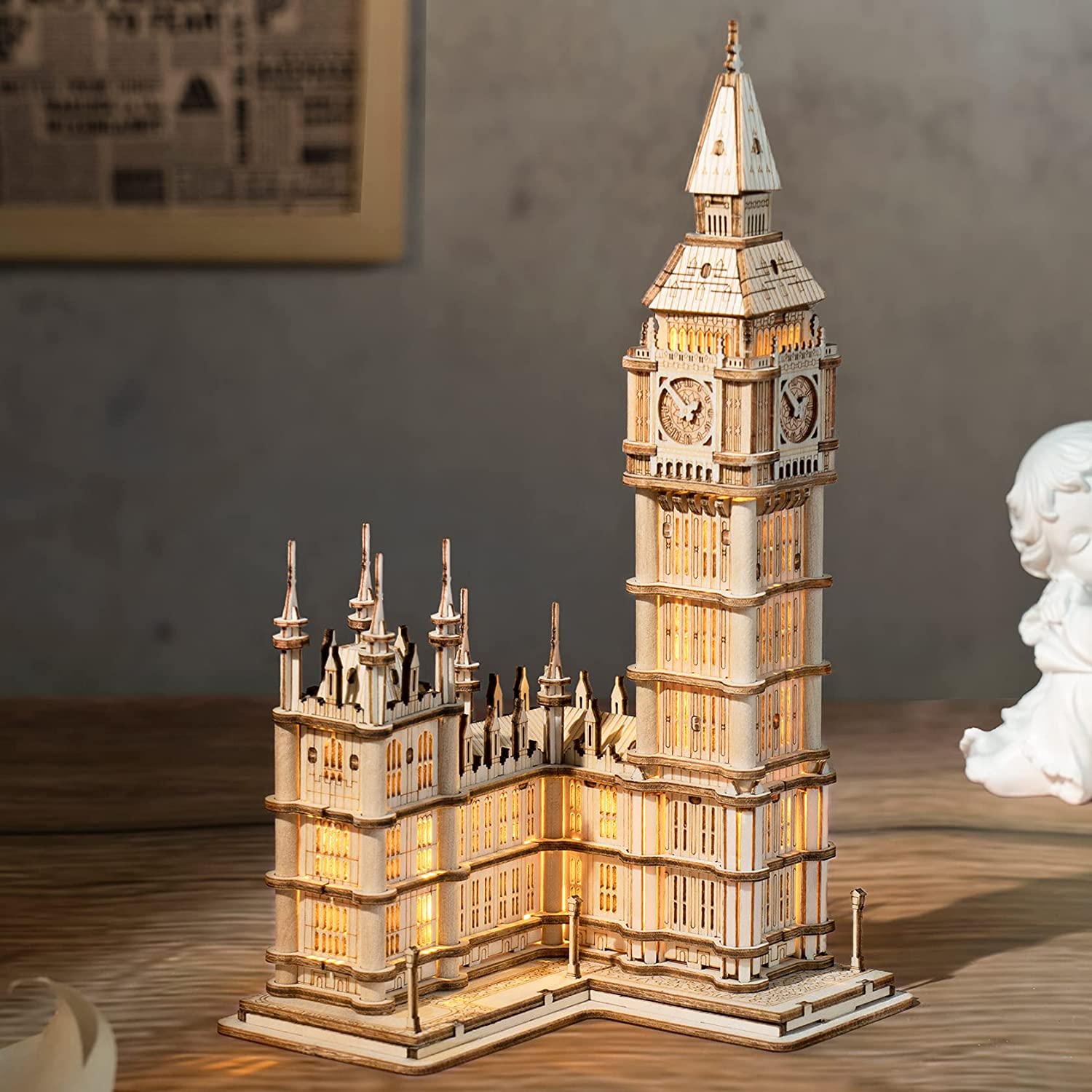 Charming Wooden Tower Decor Gift for Any Space