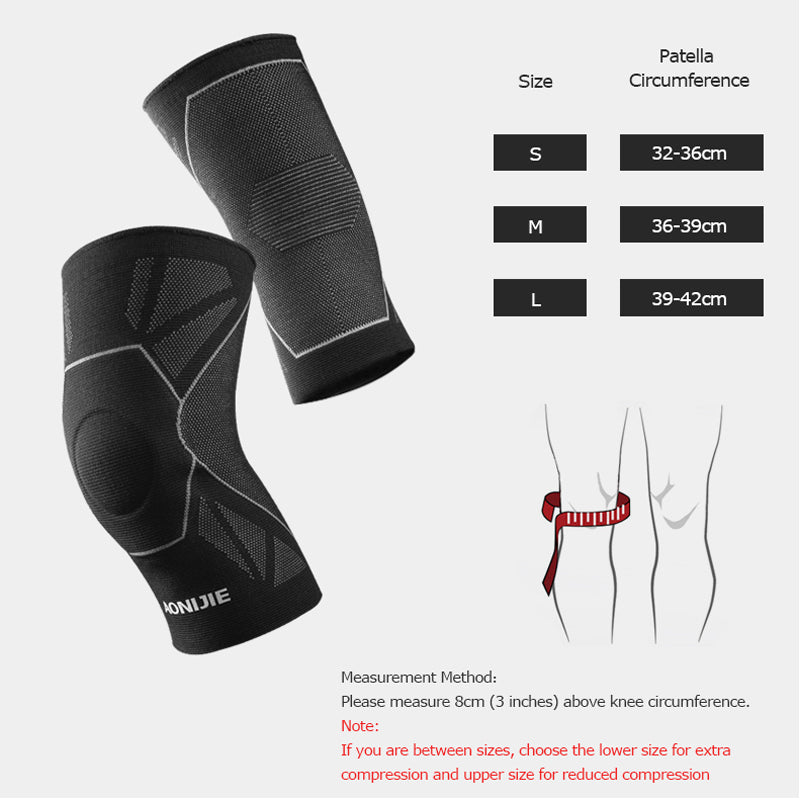 Protective Knee Sleeve for Running, Fitness & Hiking