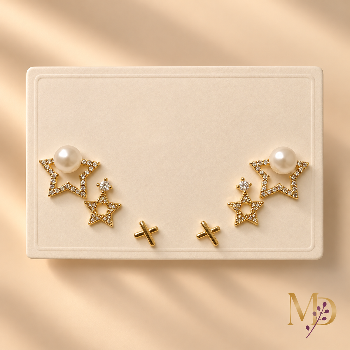 E021 - Starlight Trio Earrings