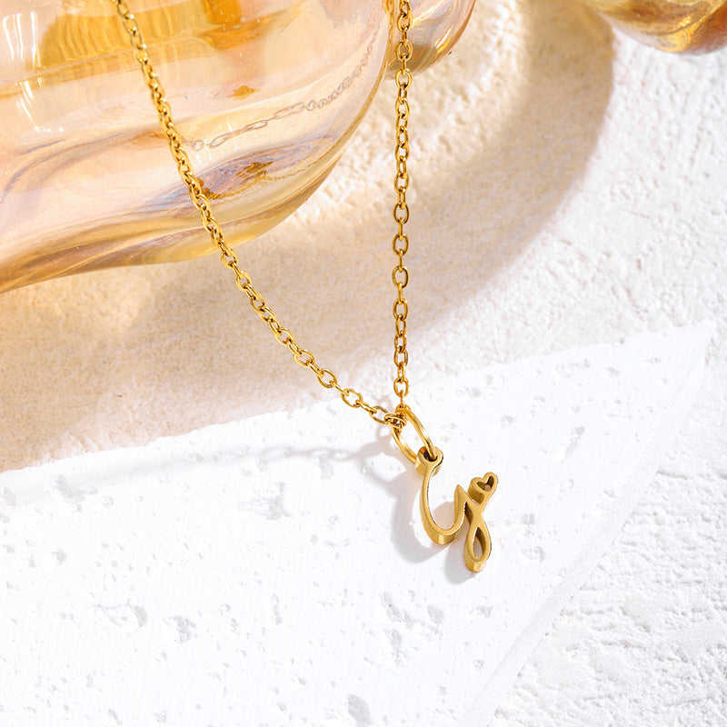 Delicate Letter Necklace for Timeless Minimalist Elegance