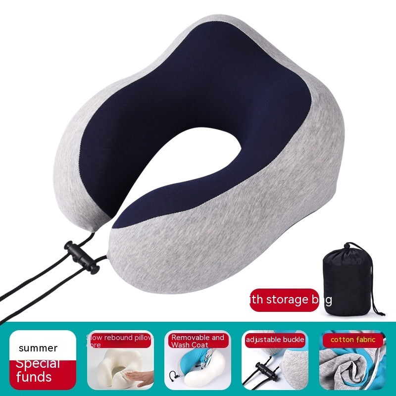 Supportive U-Shaped Travel Neck Pillow for Better Rest