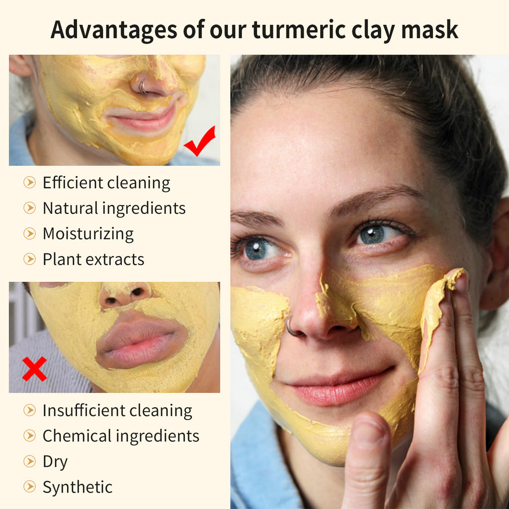 Turmeric Mud Cleansing Mask for Bright, Smooth & Healthy Skin