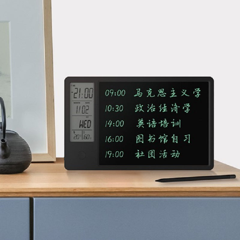 لوحة رسم ذكية بشاشة LCD مع عرض الوقت