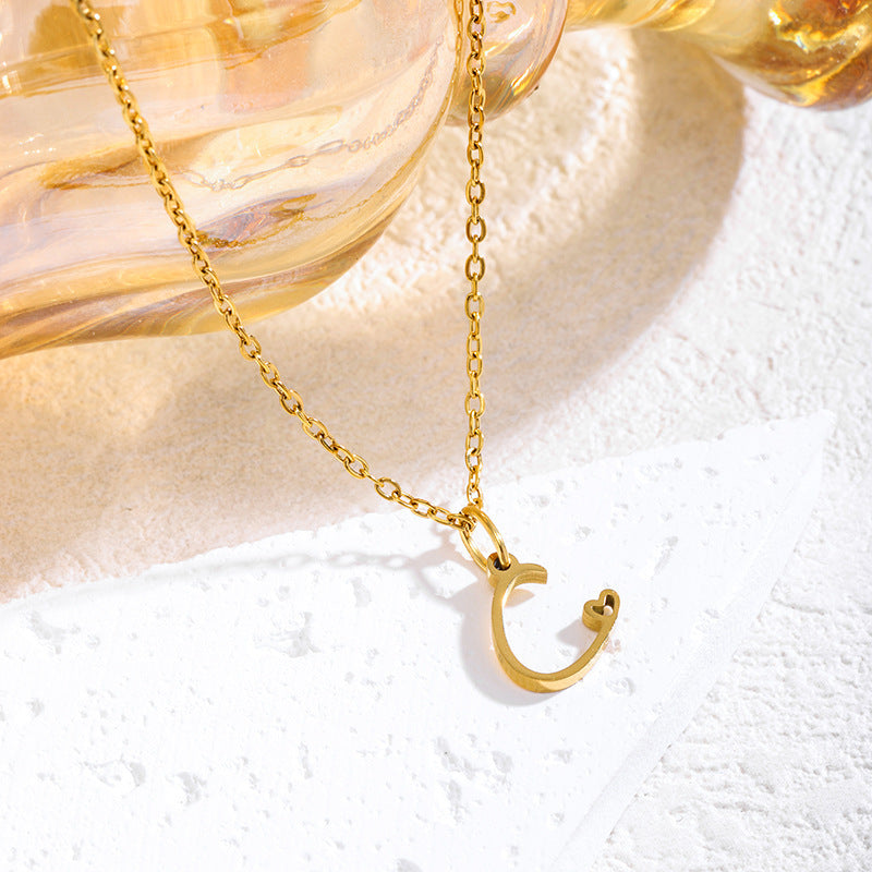 Delicate Letter Necklace for Timeless Minimalist Elegance