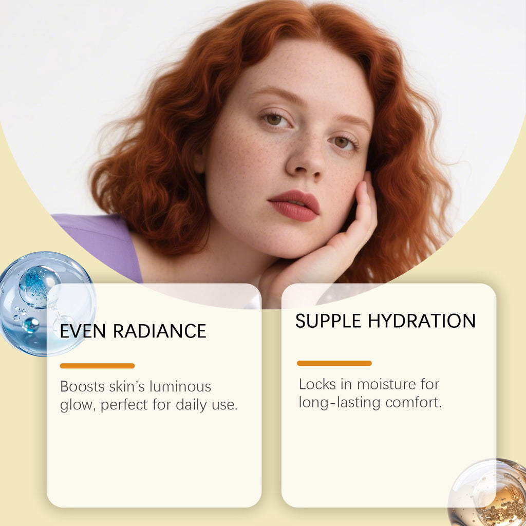 جل مرطب بتركيبة نياسيناميد عيار 24 قيراط لإضفاء لمعان ذهبي