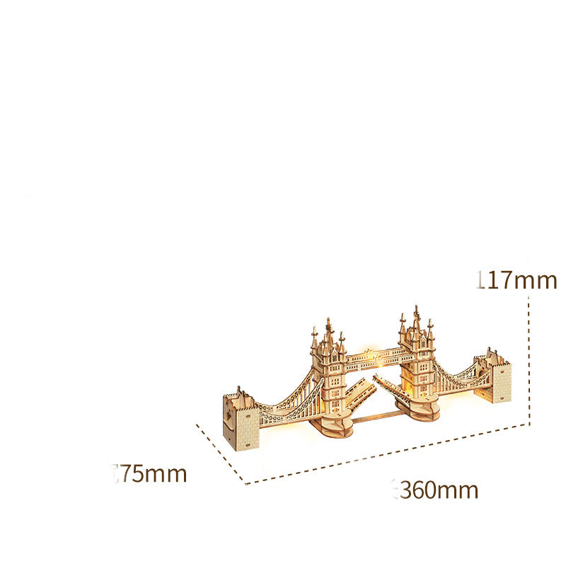 Charming Wooden Tower Decor Gift for Any Space