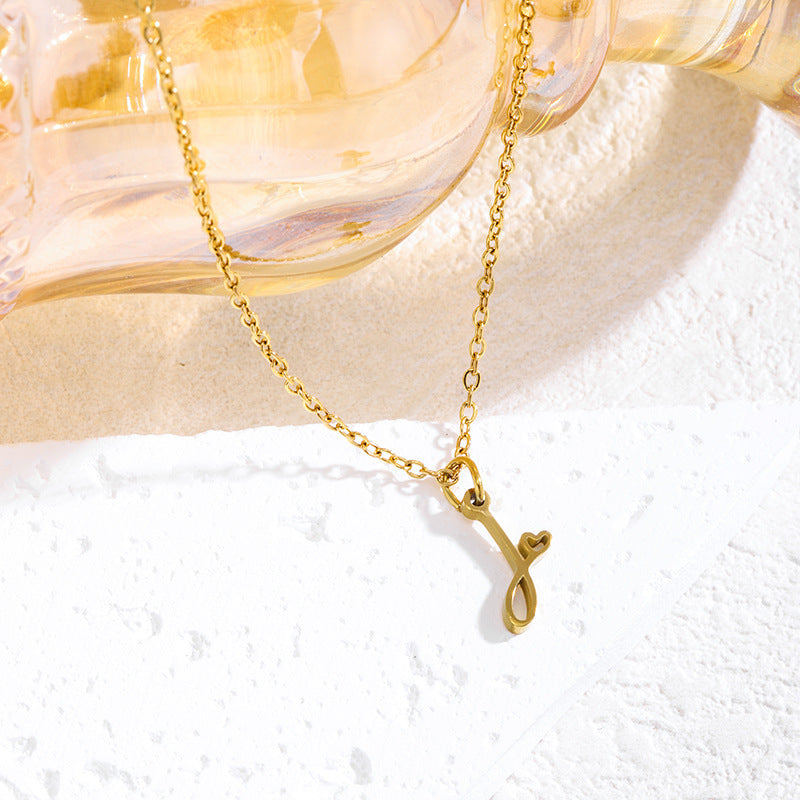 Delicate Letter Necklace for Timeless Minimalist Elegance