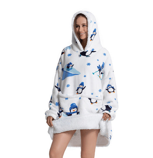 Ultra Cozy Hooded Blanket Pajamas for Chilly Days
