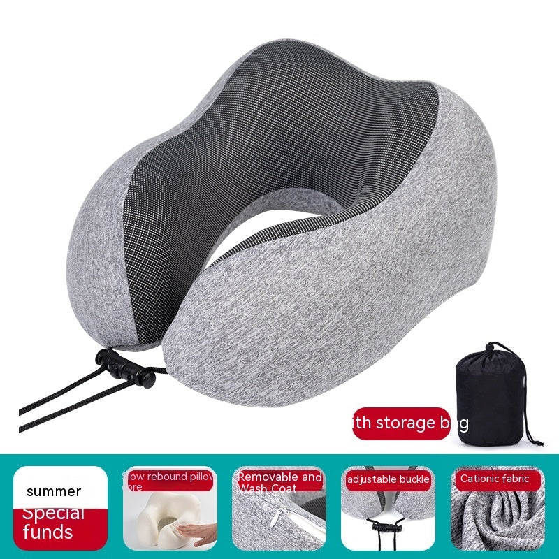 Supportive U-Shaped Travel Neck Pillow for Better Rest