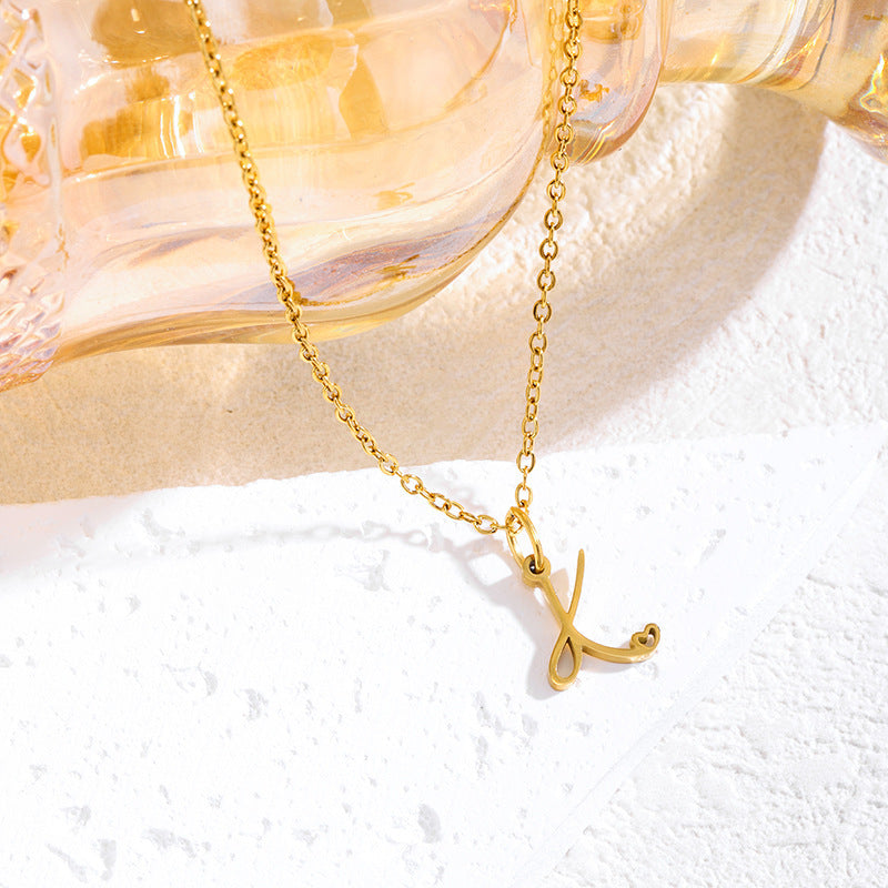 Delicate Letter Necklace for Timeless Minimalist Elegance
