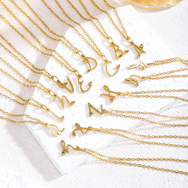 Delicate Letter Necklace for Timeless Minimalist Elegance