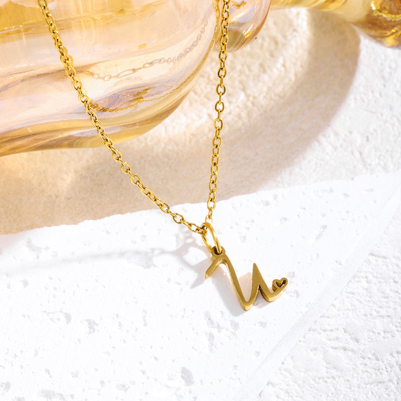 Delicate Letter Necklace for Timeless Minimalist Elegance