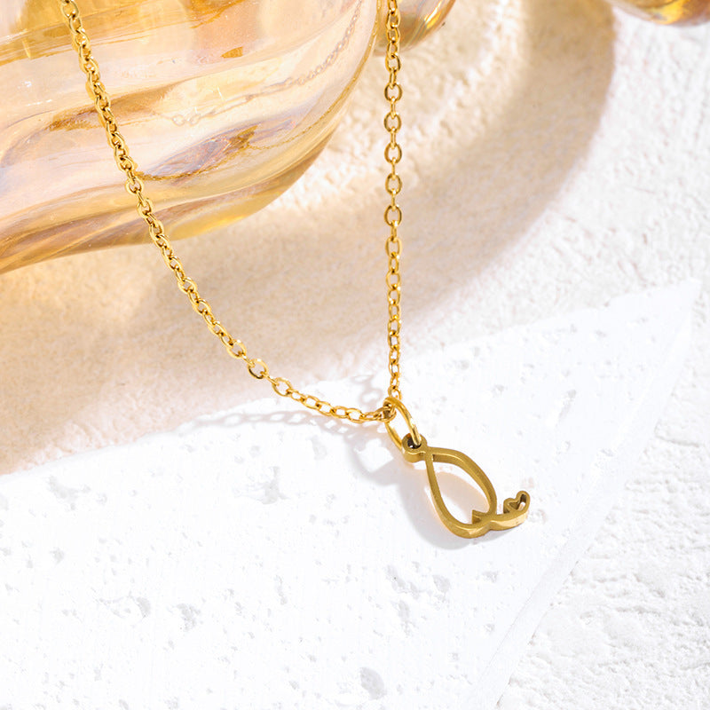 Delicate Letter Necklace for Timeless Minimalist Elegance