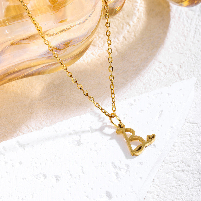 Delicate Letter Necklace for Timeless Minimalist Elegance